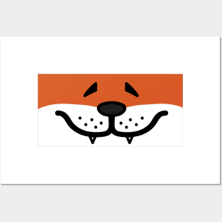 Fox Face Posters and Art